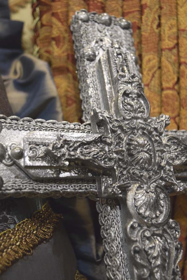 【 interior Cross 】Vintage Silver Cross <Cross No.002>