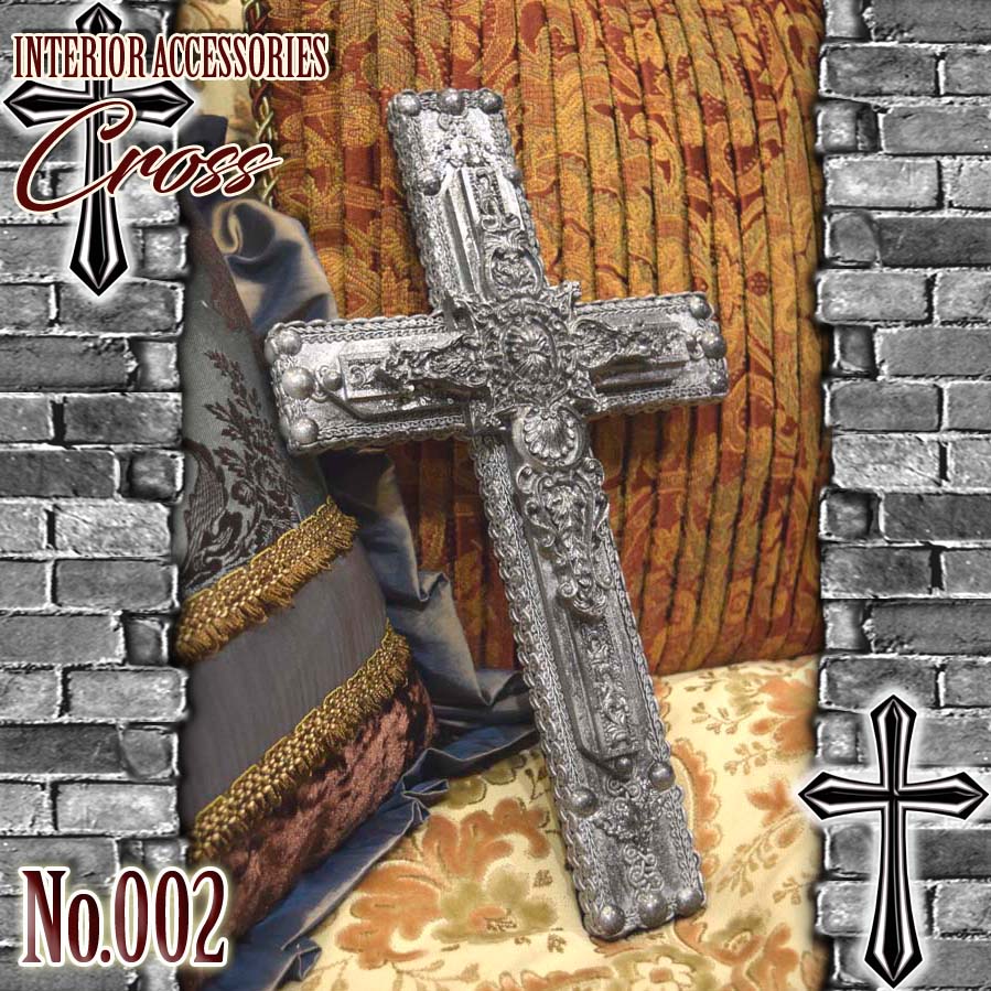 【 interior Cross 】Vintage Silver Cross <Cross No.002>