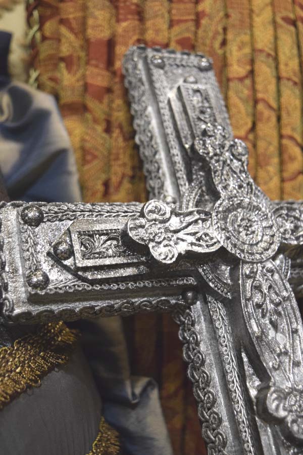 【 interior Cross 】Vintage Silver Cross <Cross No.004>