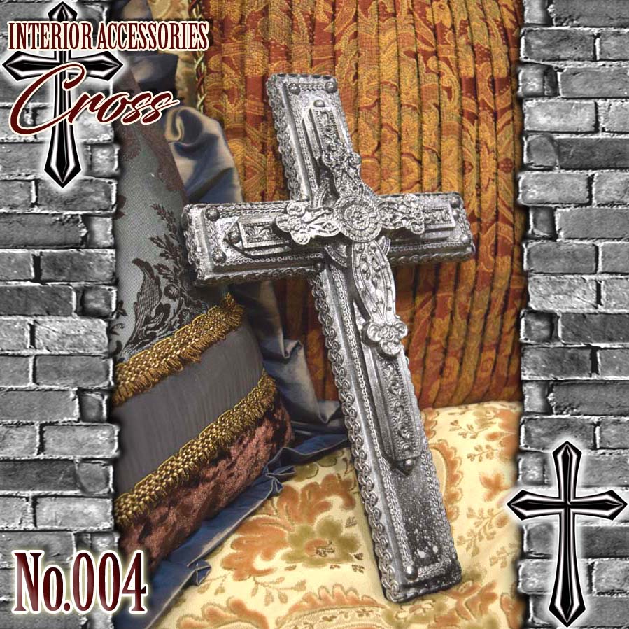 【 interior Cross 】Vintage Silver Cross <Cross No.004>