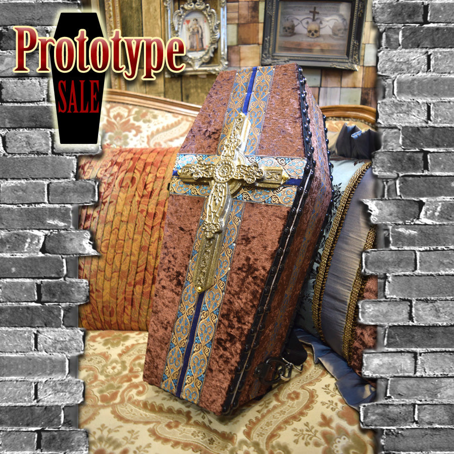 【Plototype 棺/展示 試作品】内寸42㎝サイズ 背負える棺BOX Doll Coffin BOX / OT-NO.009