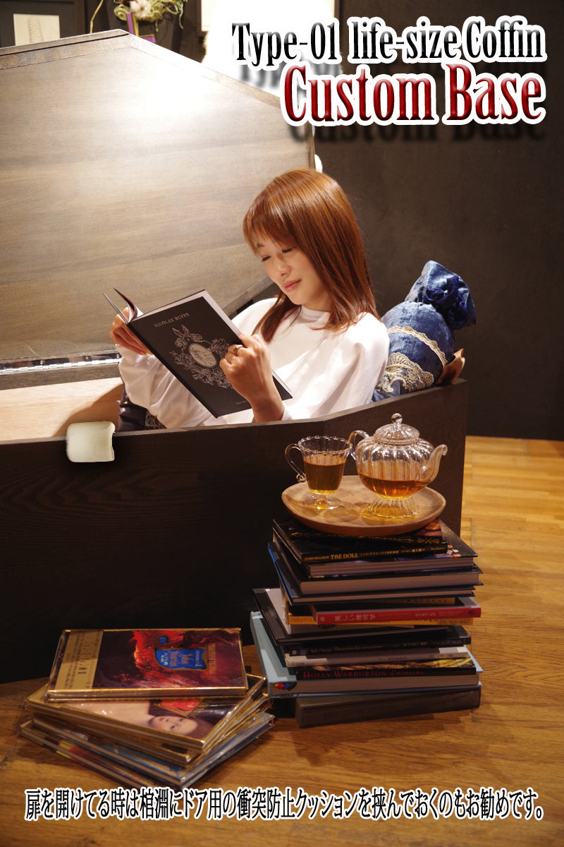 ✟Dream Pack✟【Type-01】1/1Scale 等身大棺 Life-size Coffin < Vampire Coffin / SILVER type >