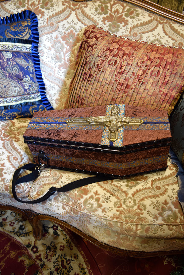 【Plototype 棺/展示 試作品】内寸42㎝サイズ 背負える棺BOX Doll Coffin BOX / OT-NO.009
