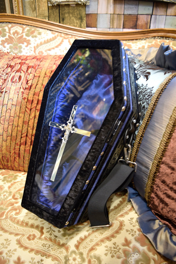 【 One-of-a-kind 一点物棺 】 内寸36cm サイズ アクリル扉 ポシェットタイプ DOLL Coffin <No.010-36 >