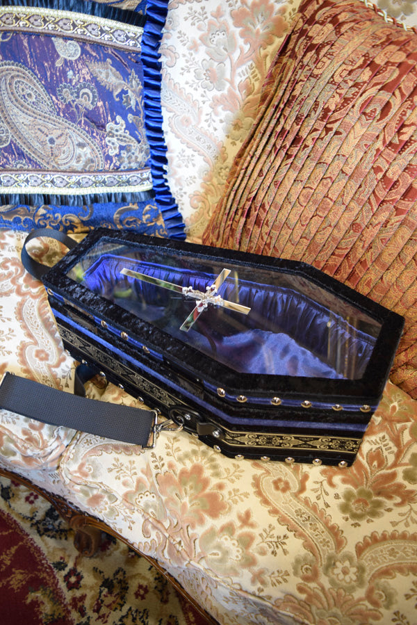 【 One-of-a-kind 一点物棺 】 内寸36cm サイズ アクリル扉 ポシェットタイプ DOLL Coffin <No.010-36 >