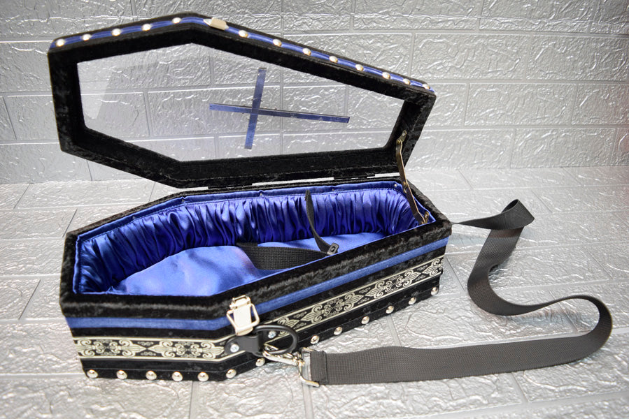 【 One-of-a-kind 一点物棺 】 内寸36cm サイズ アクリル扉 ポシェットタイプ DOLL Coffin <No.010-36 >