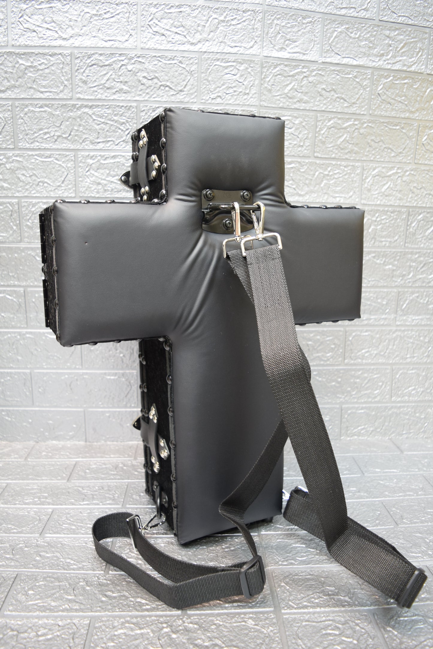 【Plototype 棺/展示 試作品】内寸50㎝サイズ 背負える十字架BOX Doll Cross BOX / OT-NO.008