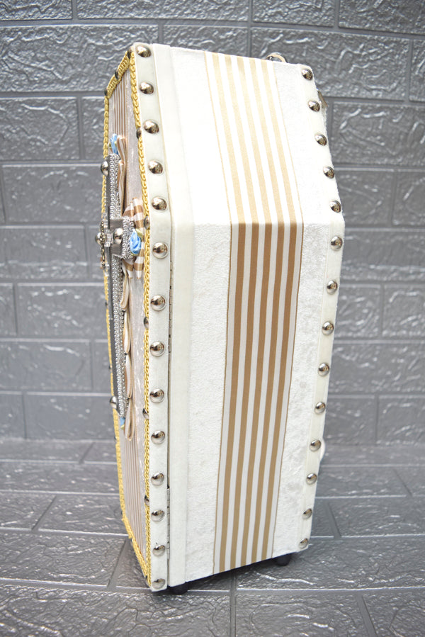 【Plototype 棺/展示 試作品】内寸38㎝サイズ 棺BOX 斜め掛けタイプ Doll Coffin BOX / OT-NO.010
