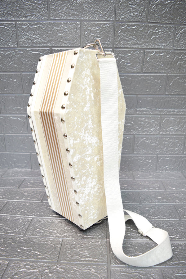 【Plototype 棺/展示 試作品】内寸38㎝サイズ 棺BOX 斜め掛けタイプ Doll Coffin BOX / OT-NO.010