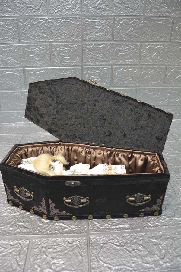【 One-of-a-kind 一点物棺 】 30cm サイズ DOLL Coffin <No.023-30 >
