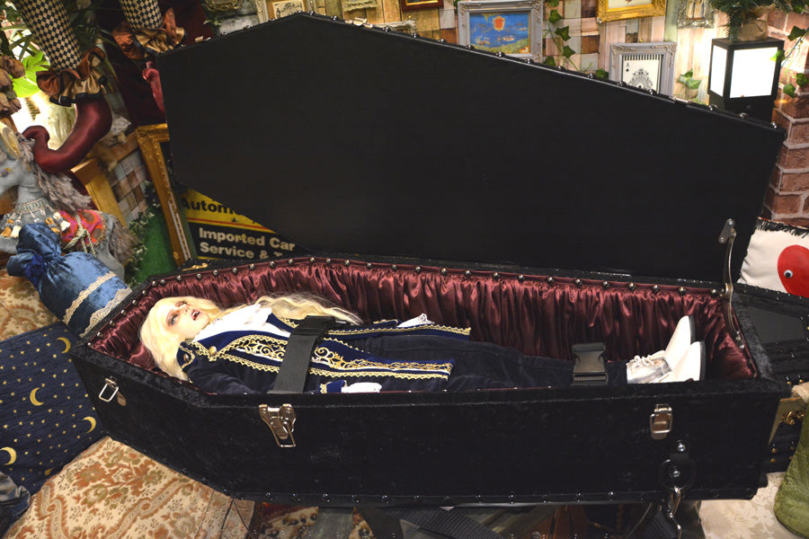 【 One-of-a-kind 一点物棺 】 軽量タイプ 80cm サイズ 背負える DOLL Coffin <No.025-80 >