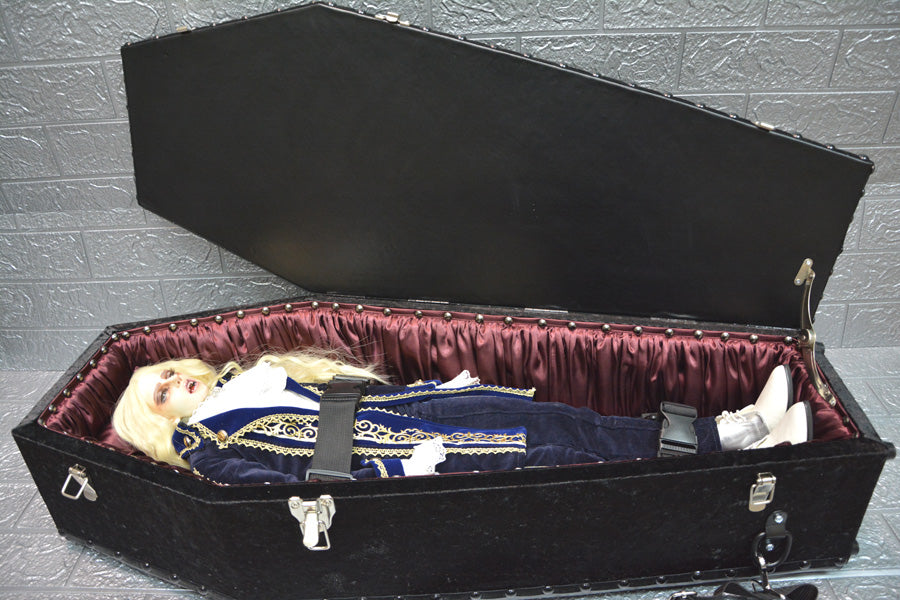 【 One-of-a-kind 一点物棺 】 軽量タイプ 80cm サイズ 背負える DOLL Coffin <No.025-80 >