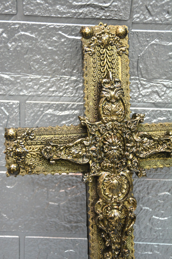 【 interior Cross 】 Antique Gold Cross <Cross No.007>