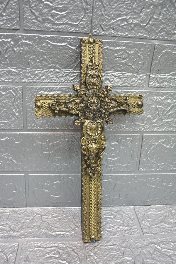 【 interior Cross 】 Antique Gold Cross <Cross No.006>
