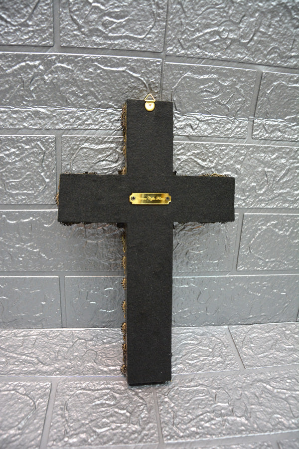 【 interior Cross 】Antique Gold Cross <Cross No.009>