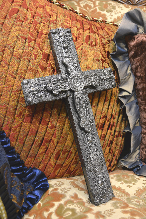 【 interior Cross 】 Vintage Silver Cross <Cross No.008>