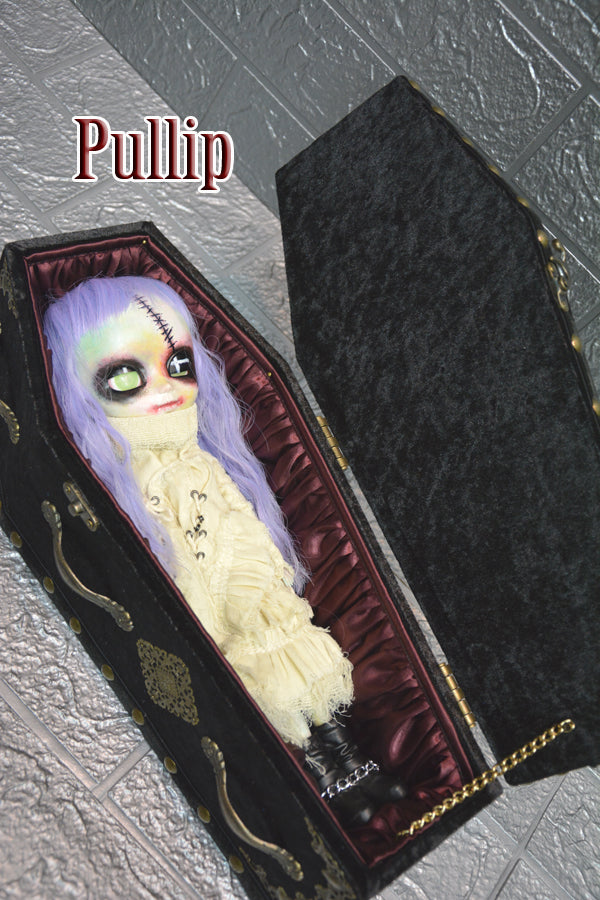 【 One-of-a-kind 一点物棺 】 35cm サイズ DOLL Coffin <No.026-35 >