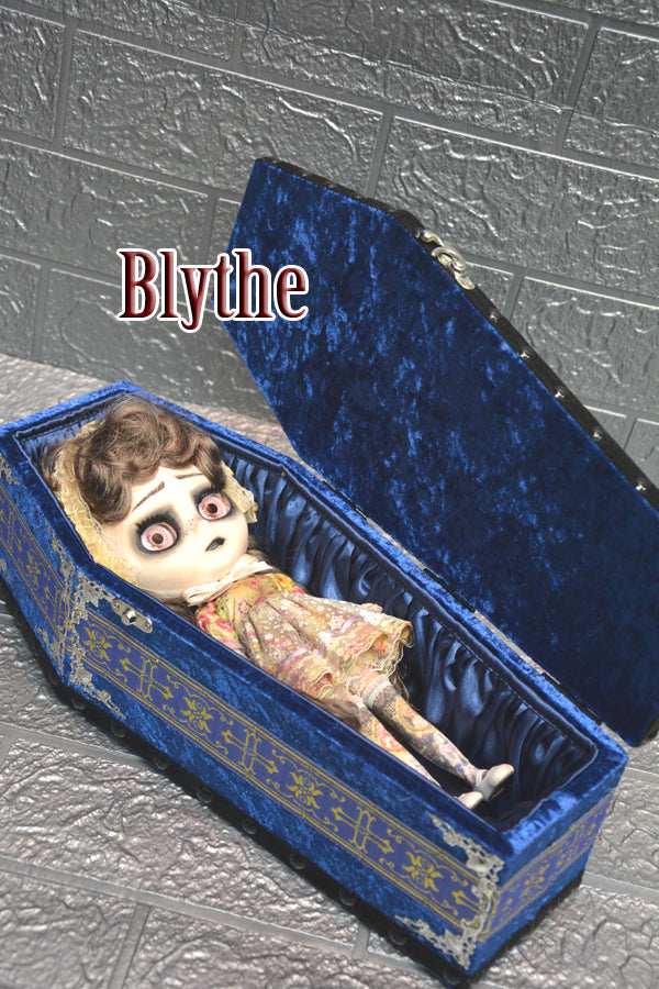 【 One-of-a-kind 一点物棺 】 35cm サイズ DOLL Coffin <No.027-35 >