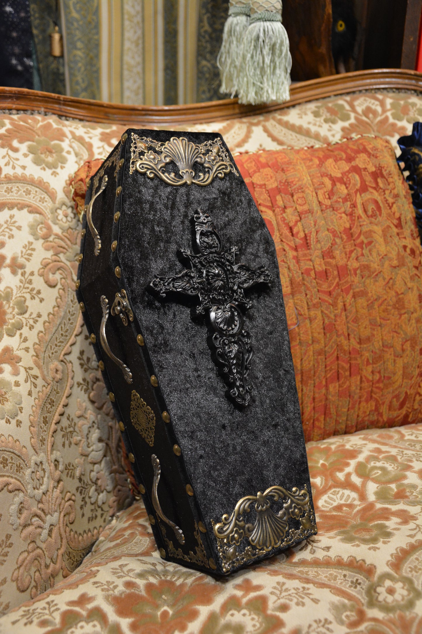 【 One-of-a-kind 一点物棺 】 35cm サイズ DOLL Coffin <No.026-35 >