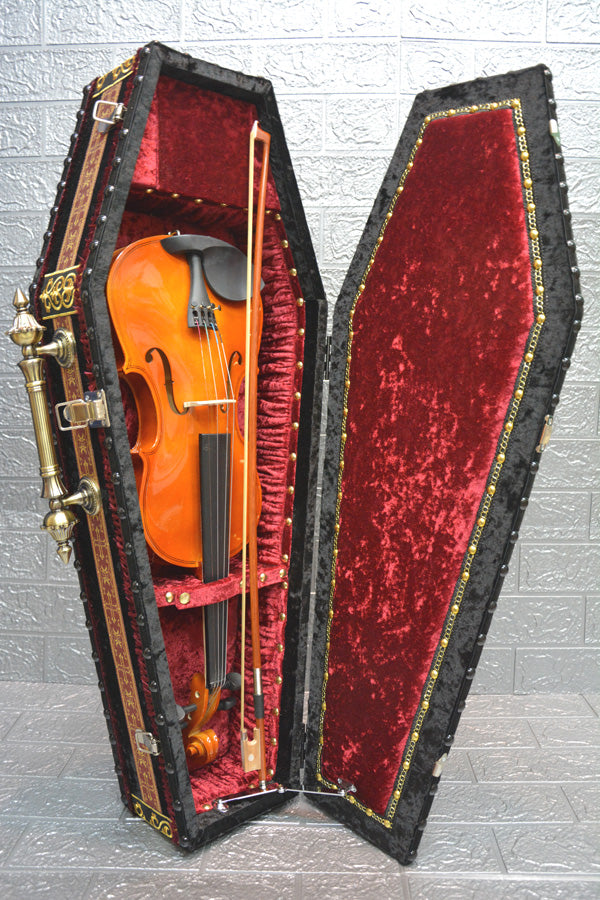 【One-of-a-kind 一点物棺 】ヴァイオリンケース Violin case Coffin BOX <NO.030>