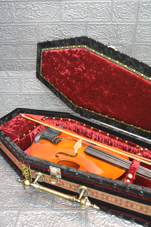【One-of-a-kind 一点物棺 】ヴァイオリンケース Violin case Coffin BOX <NO.030>