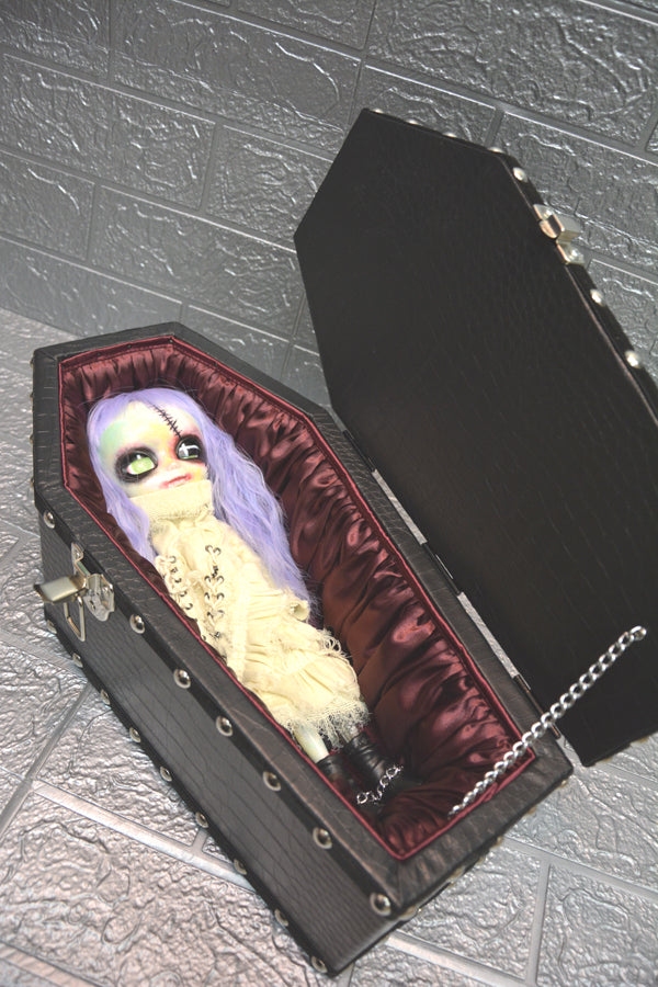 【 One-of-a-kind 一点物棺 】 36cm サイズ Type-03-02 DOLL Coffin <No.031-36 >