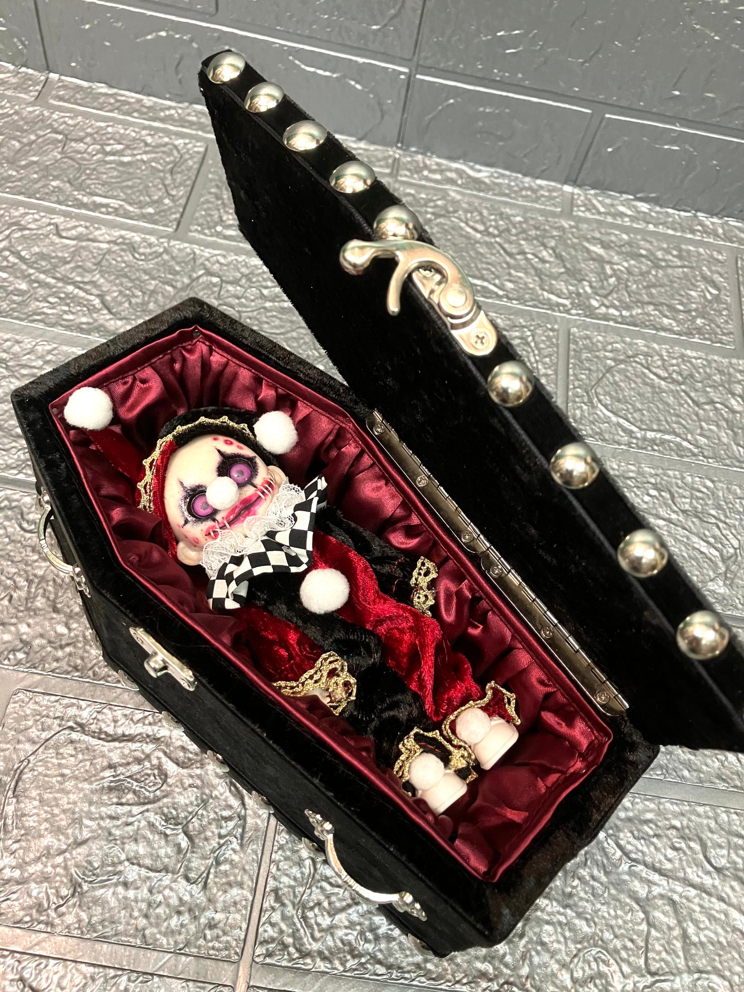 【 One-of-a-kind 一点物棺 】 20cm サイズ DOLL Coffin <No.018-20>