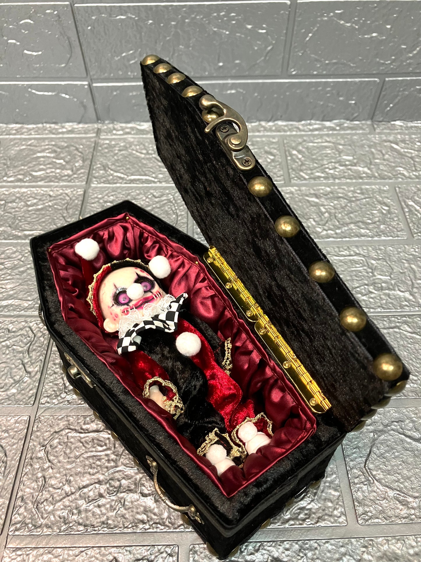 【 One-of-a-kind 一点物棺 】 20cm サイズ DOLL Coffin <No.017-20>