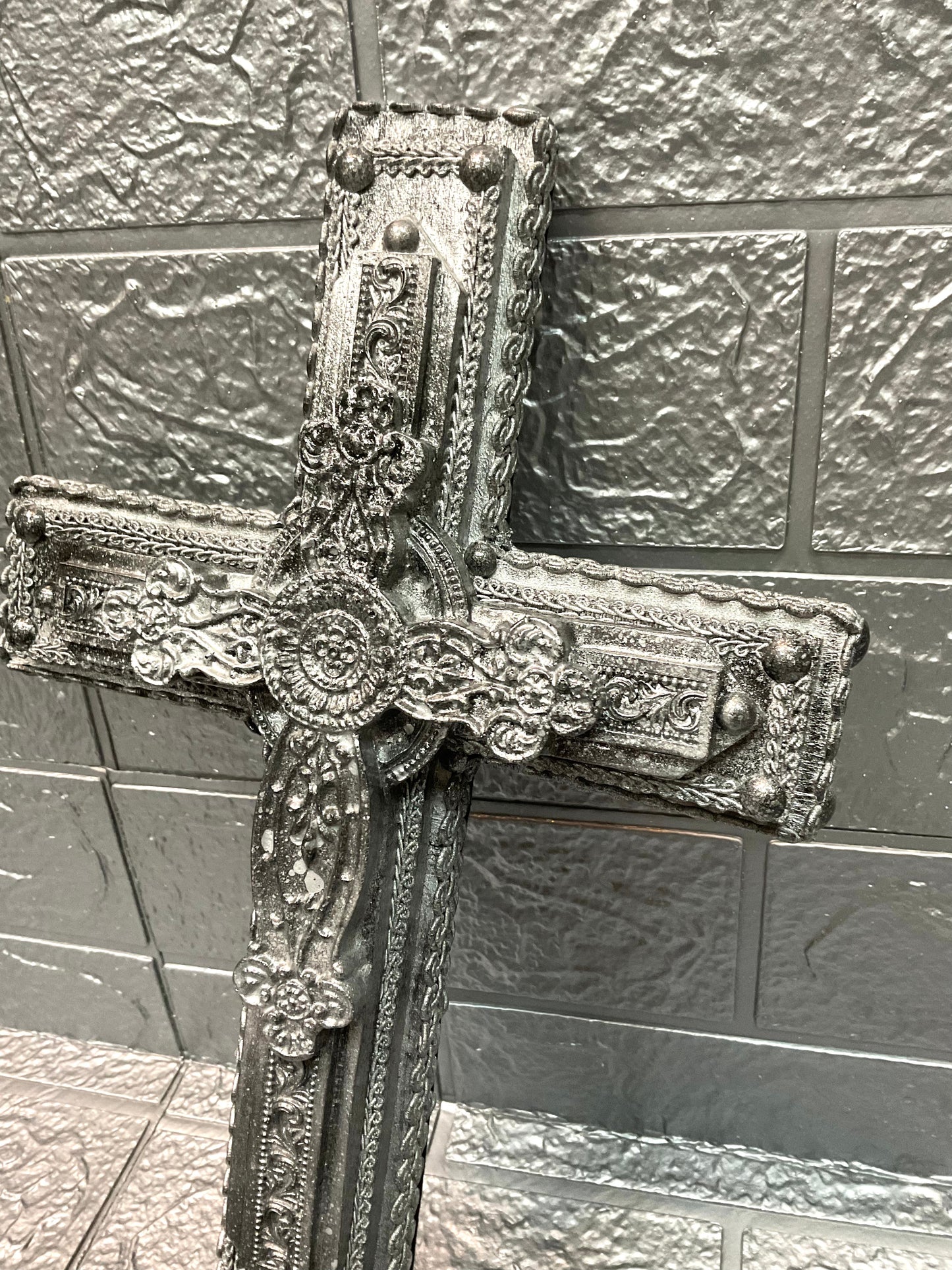 【 interior Cross 】Vintage Silver Cross <Cross No.004>