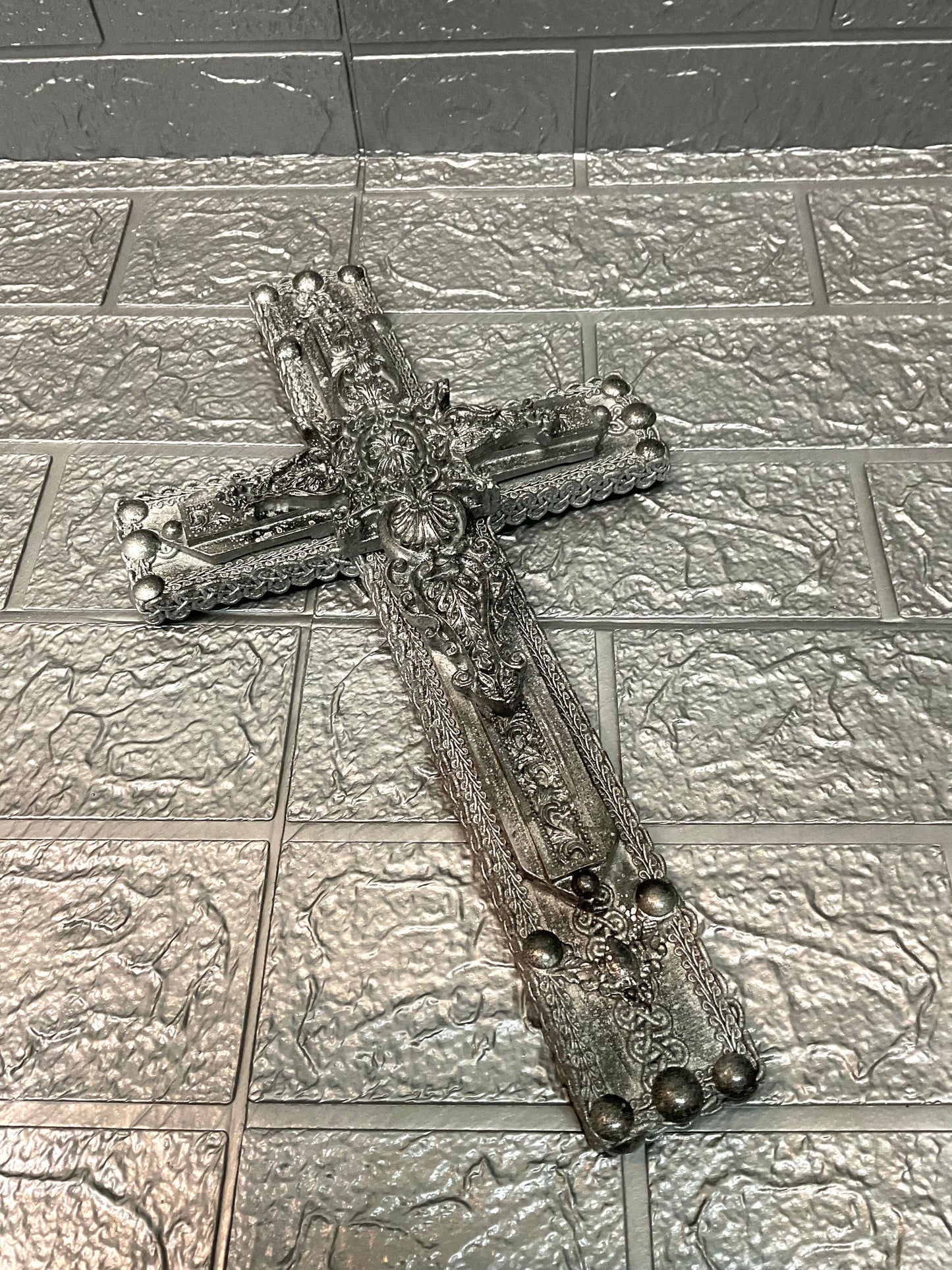 【 interior Cross 】Vintage Silver Cross <Cross No.002>