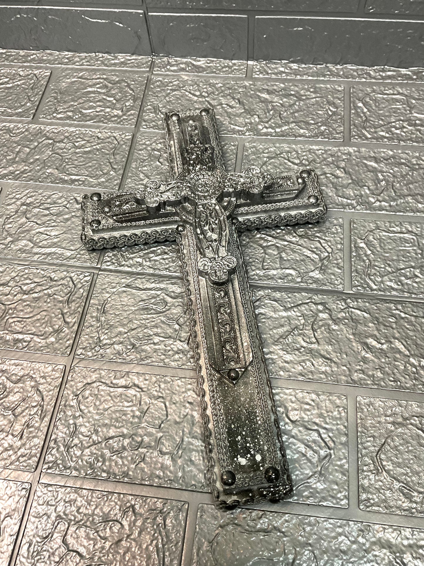 【 interior Cross 】Vintage Silver Cross <Cross No.004>