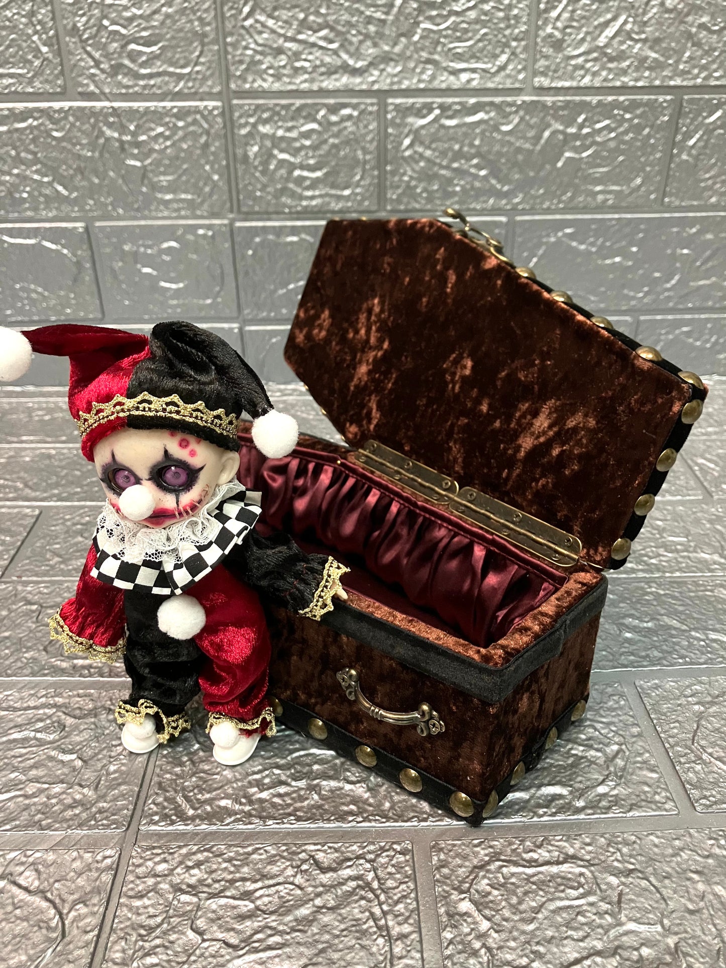 【 One-of-a-kind 一点物棺 】 20cm サイズ DOLL Coffin <No.019-20>