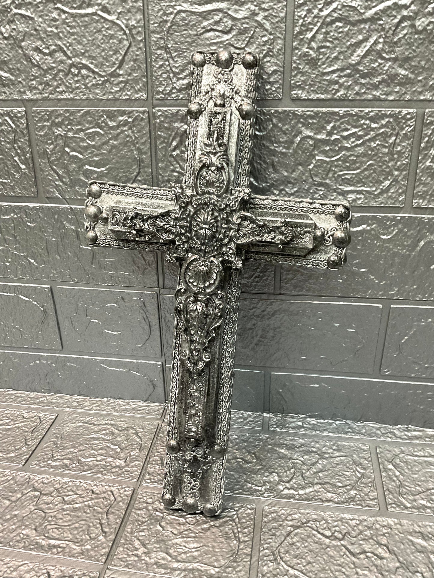 【 interior Cross 】Vintage Silver Cross <Cross No.002>