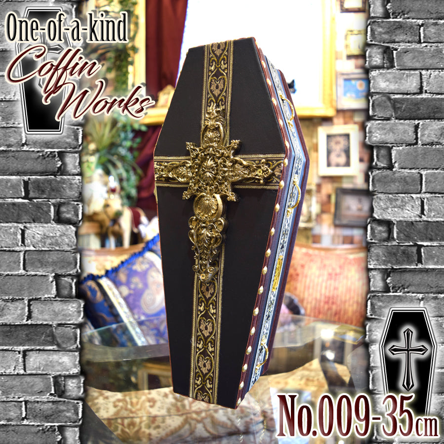 【 One-of-a-kind  一点物棺 】 35cm サイズ  DOLL Coffin <No.009-35 >