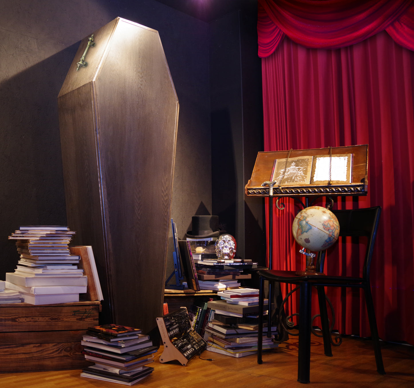 【Type-01◆1/1等身大棺オプション】棺縦置き用台