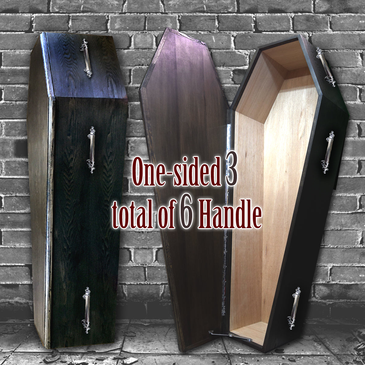 【Type-01◆1/1等身大棺オプション】サイドハンドル<Standard Handle/スタンダードタイプ>