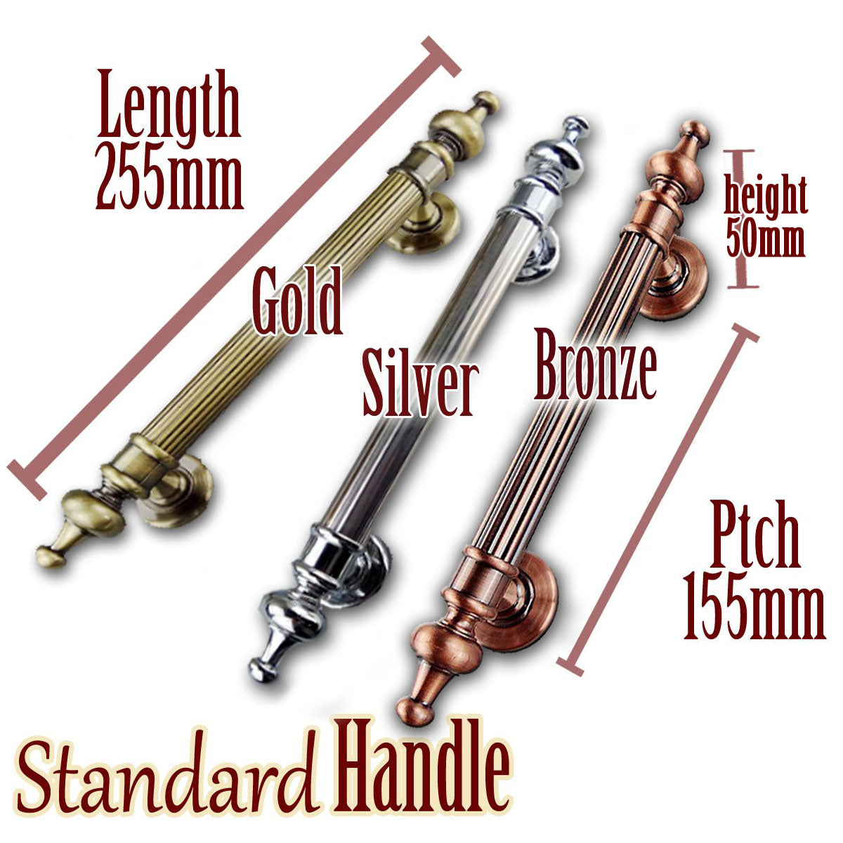【Type-01◆1/1等身大棺オプション】サイドハンドル<Standard Handle/スタンダードタイプ>