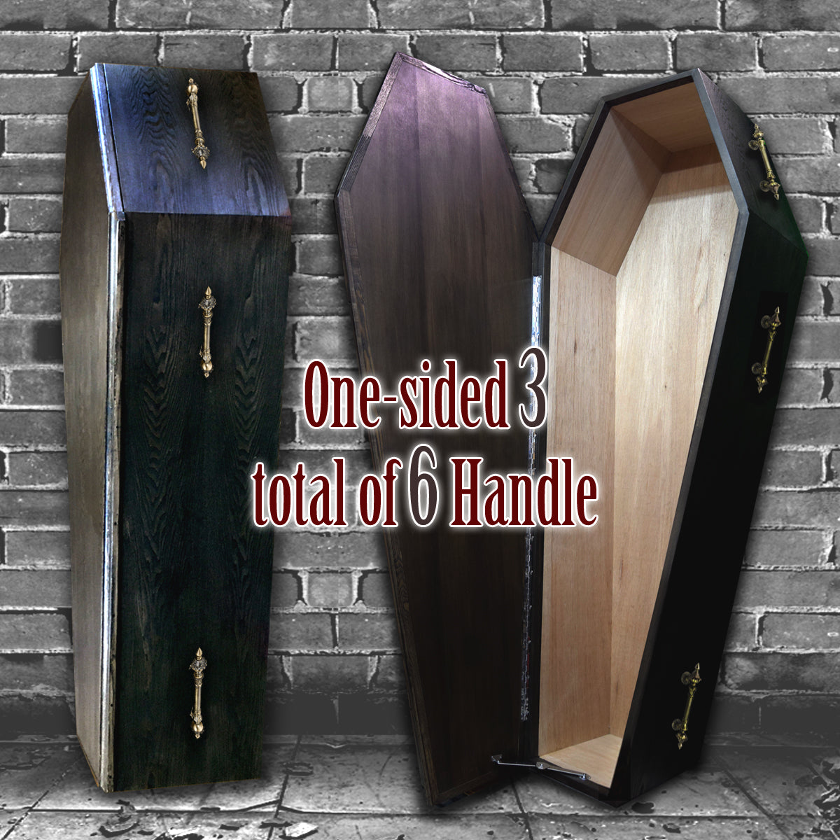 【Type-01◆1/1等身大棺オプション】サイドハンドル<Luxury Handle/ラグジュアリータイプ>