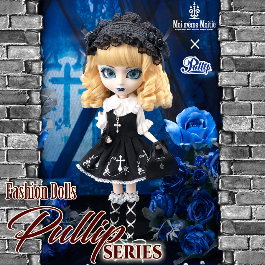 【 Pullip Doll 】P-296 Pullip(プーリップ)< Mana〜Elegant Gothic Lolita〜Rose cross JSK / マナ 〜エレガント ゴシック ロリータ〜 ローズ クロス ジャンパースカート>