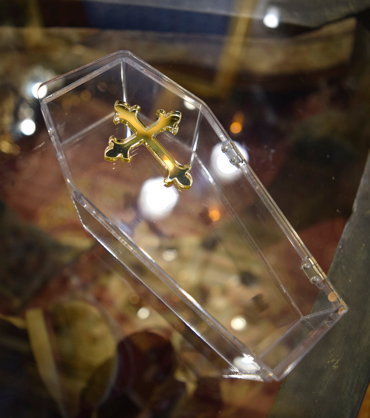 【現品のみサンプル品】クリアアクリル棺BOX Clear Acrylic Coffin