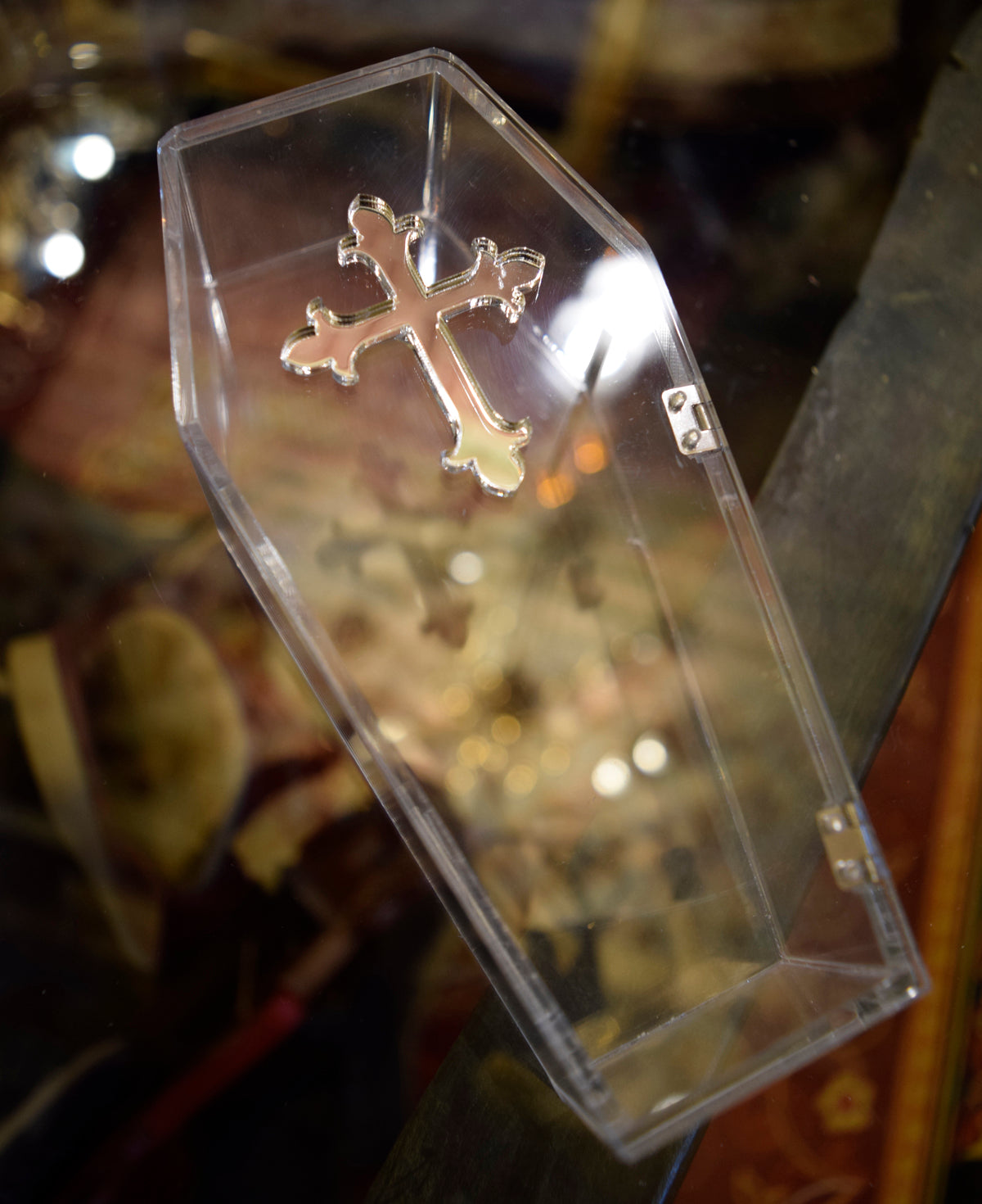【現品のみサンプル品】クリアアクリル棺BOX Clear Acrylic Coffin
