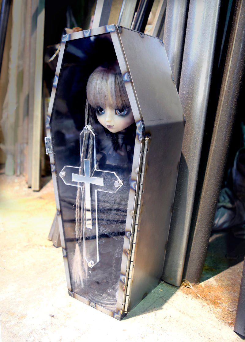 【受注生産】DOLL用棺 < 鉄棺 > Iron coffin アイアン 棺 BOX 36cm