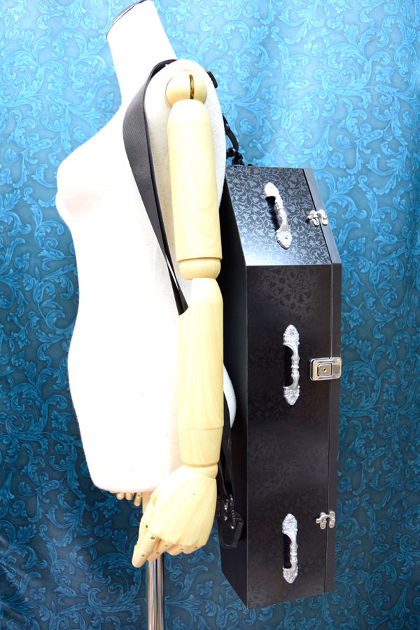 【Outlet棺/試作、展示品】68㎝(内寸65㎝)背負えるDoll Coffin BOX OT-NO.004