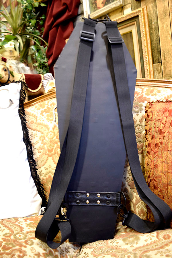 【Outlet棺/試作、展示品】68㎝(内寸65㎝)背負えるDoll Coffin BOX OT-NO.004