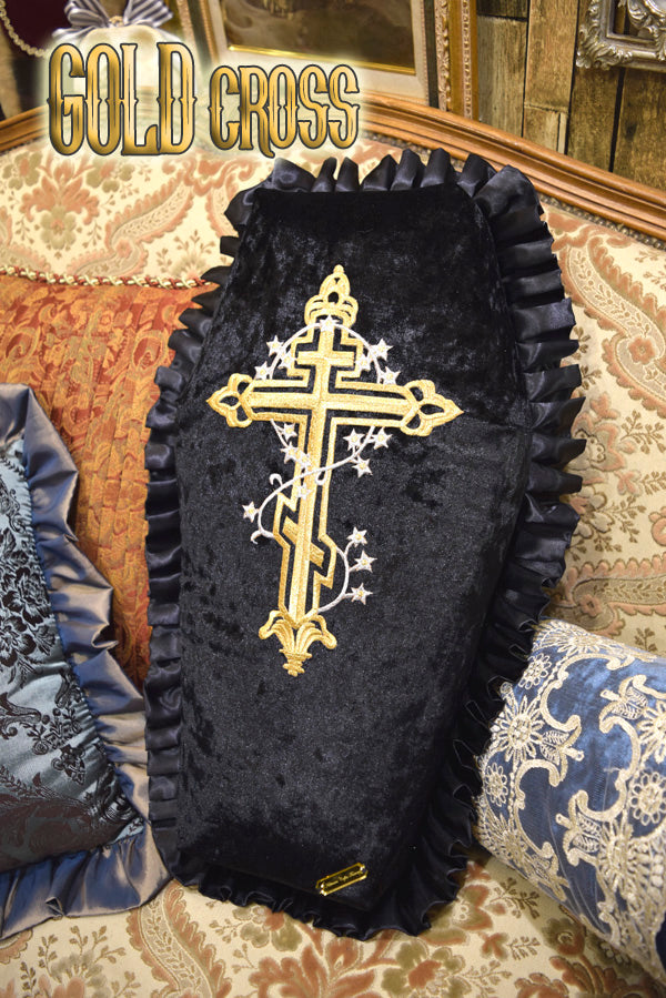 【 Interior Coffin 】ICC-001 Coffin Cushion 棺型 クッション <ブラック>