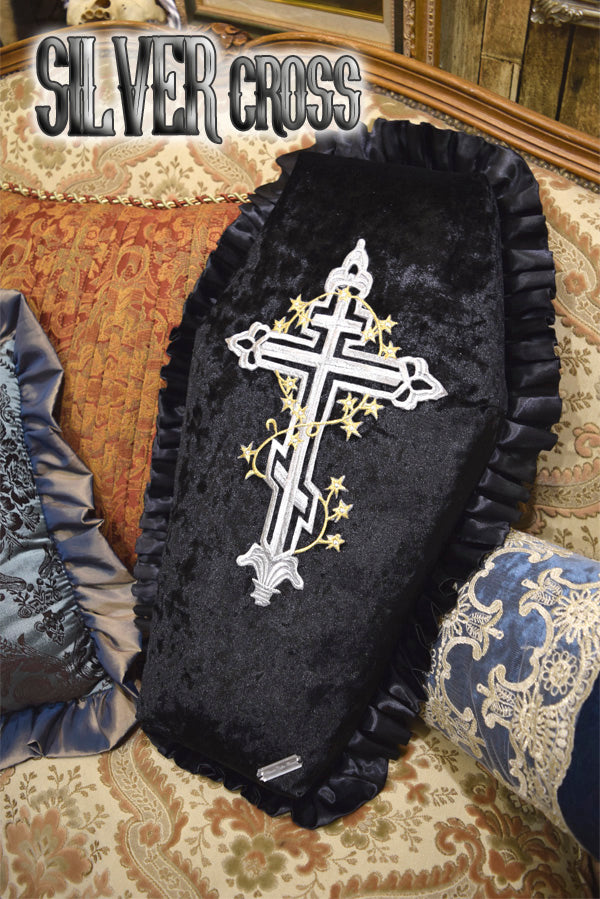 【 Interior Coffin 】ICC-001 Coffin Cushion 棺型 クッション <ブラック>