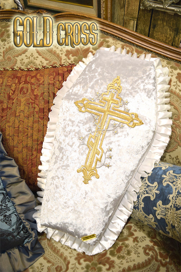 【 Interior Coffin 】ICC-001 Coffin Cushion 棺型 クッション <ホワイト>