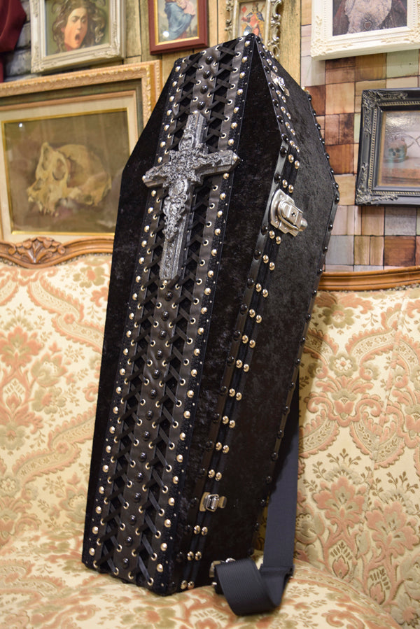 【 One-of-a-kind 一点物棺 】 70cm サイズ 背負える DOLL Coffin <No.003-70 >