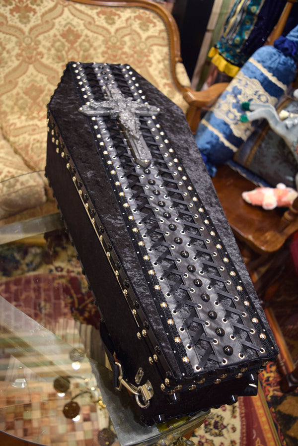 【 One-of-a-kind 一点物棺 】 70cm サイズ 背負える DOLL Coffin <No.003-70 >