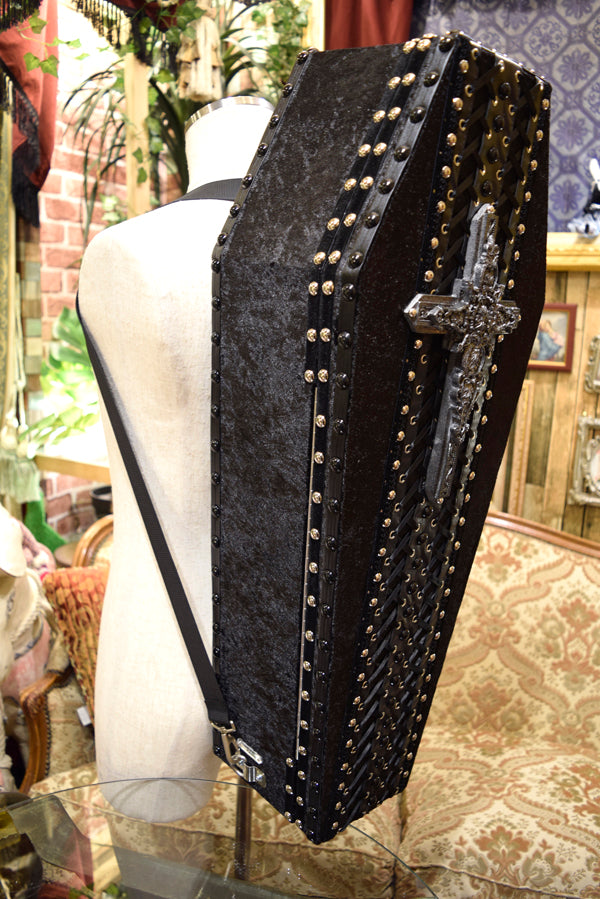 【 One-of-a-kind 一点物棺 】 70cm サイズ 背負える DOLL Coffin <No.003-70 >